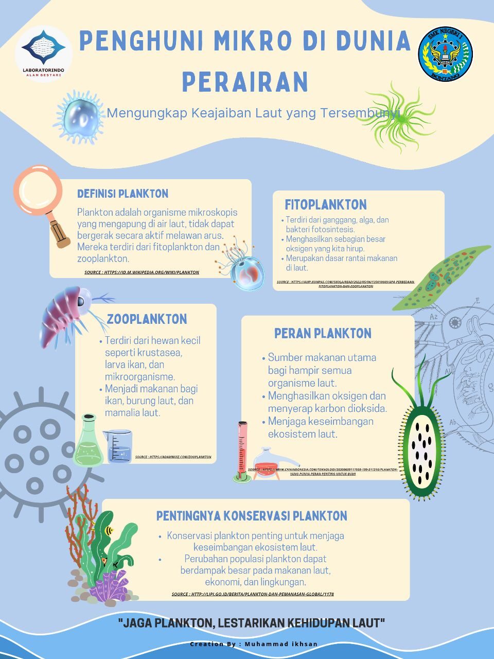 Foto berita - Plankton Organisme Mikroskopis - PT Laboratorindo Alam Bestari
